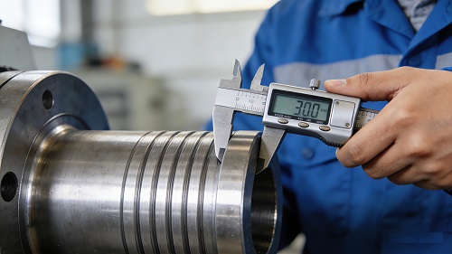 Quality inspection of precision lathe machined parts