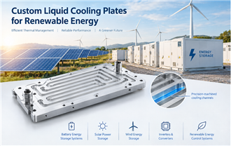 Custom Liquid Cooling Plates for Renewable Energy